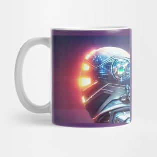 Futuristic helmet Mug